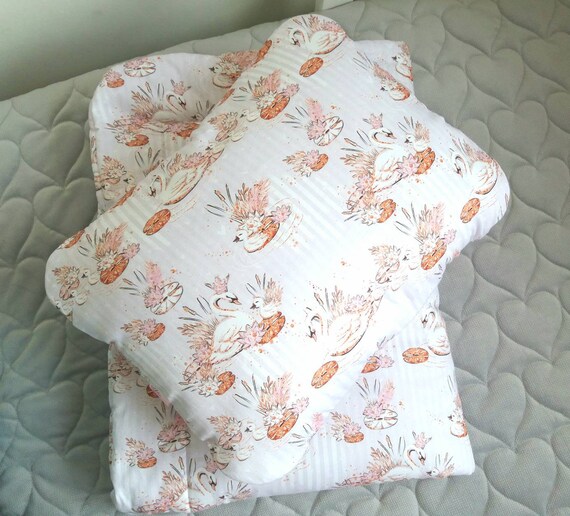 swan crib bedding