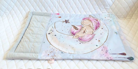 Quilted Nappy Changing Mat Unicorn Baby Shower Gift Baby Etsy