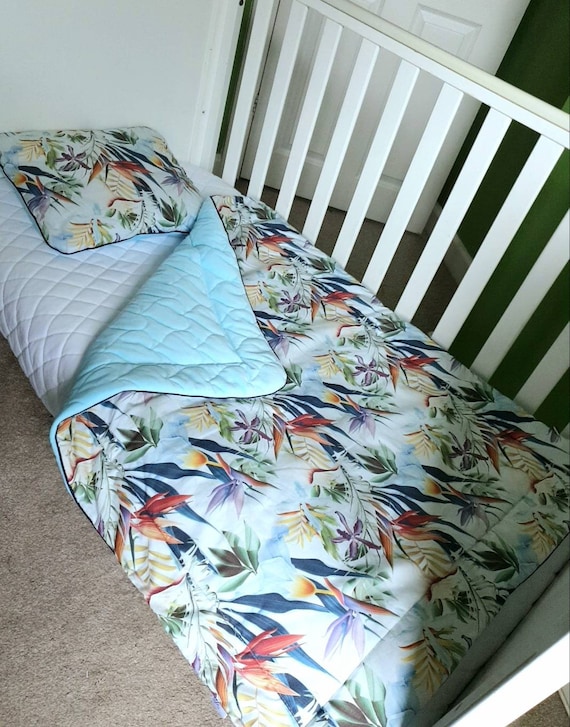 tropical cot bedding