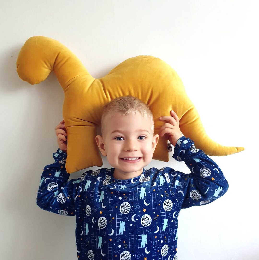 Dinosaur Pillow Dinosaur Shape Pillow Cuddle Animal Kids Etsy