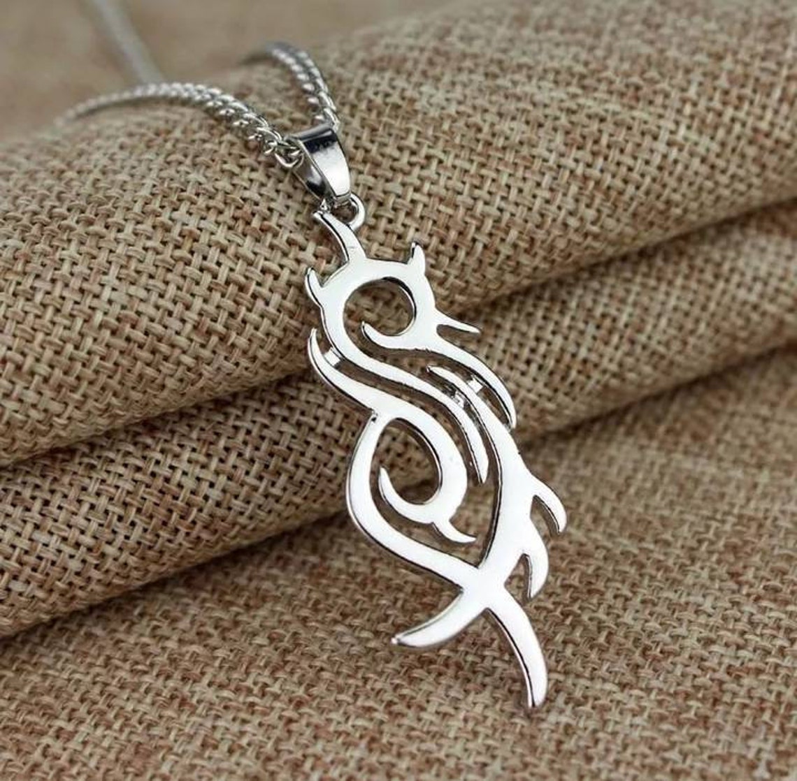 Slipknot charm necklace Etsy