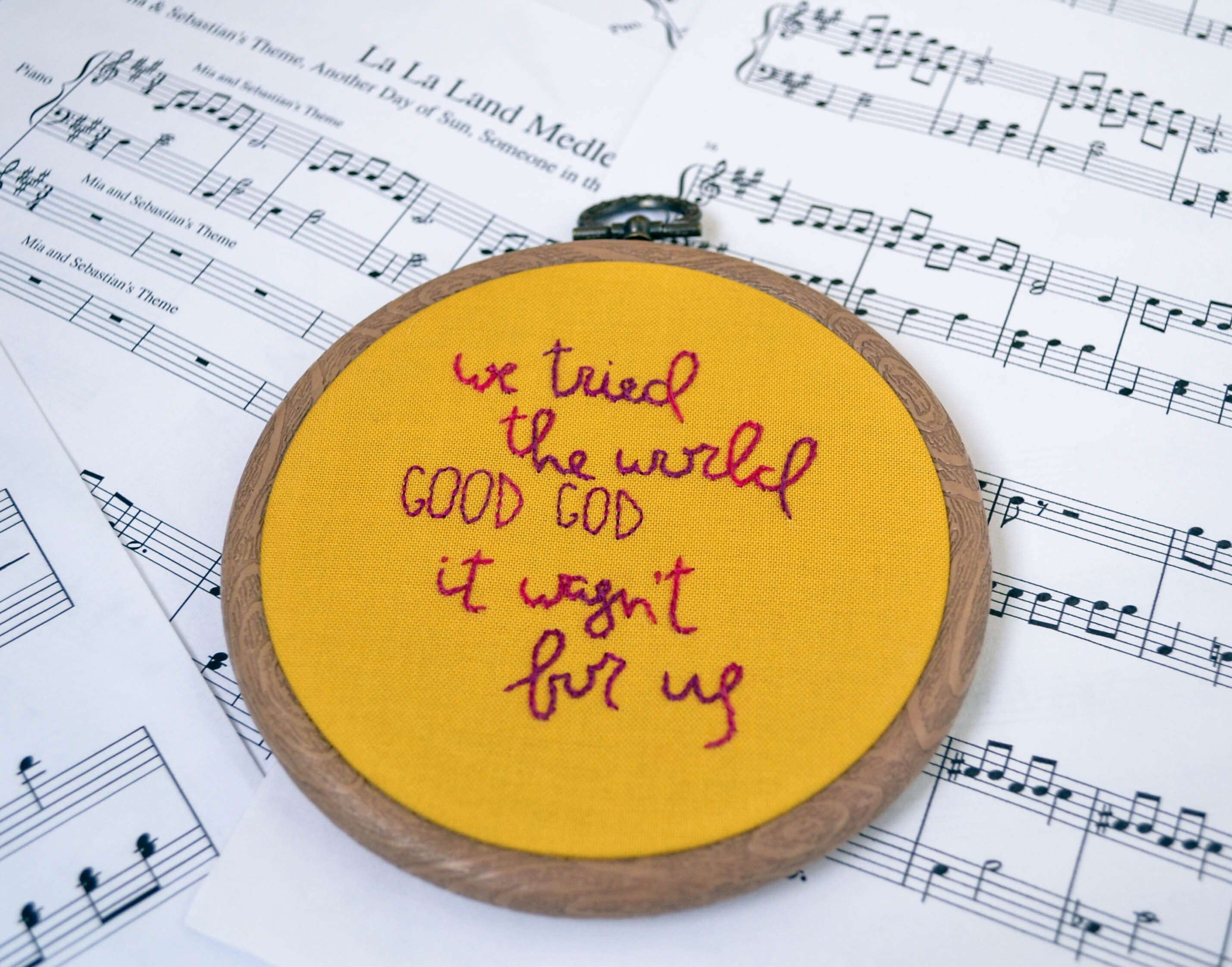 Hozier Jackie and Wilson Lyrics Embroidery Hoop Art Wall Etsy