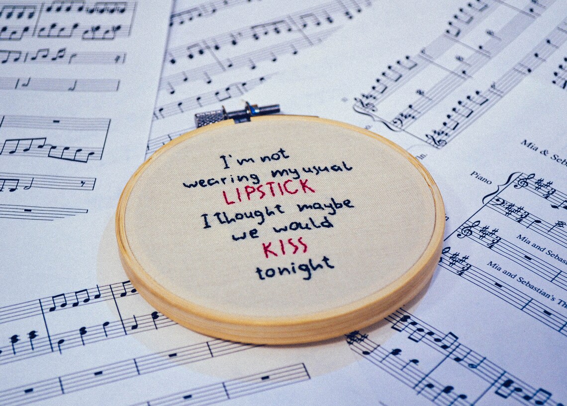 Mitski Washing Machine Heart Lyrics Inspired Embroidery Hoop Etsy