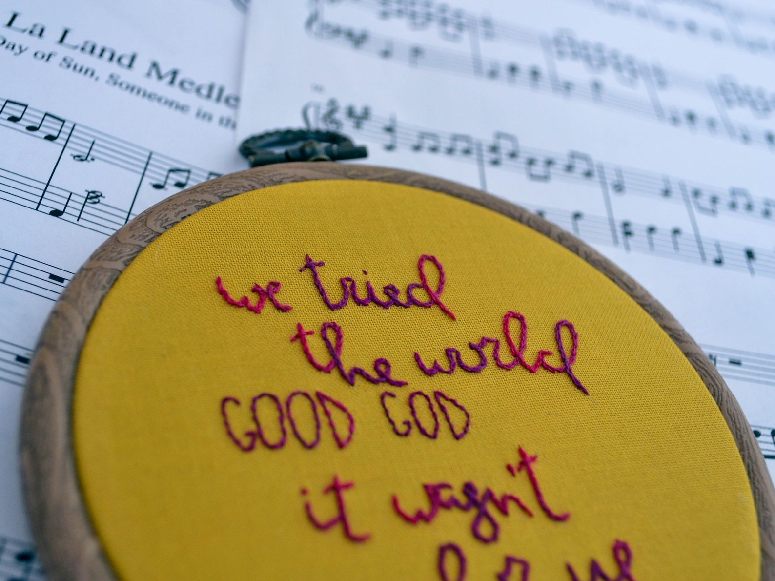 Hozier Jackie and Wilson Lyrics Embroidery Hoop Art Wall Etsy