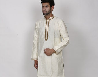 Pronto per la spedizione di pigiama Kurta indiano, pigiama Kurta per uomo, pigiama Kurta, pigiama Kurtakurta Eid per Diwali, abito da sposa indiano, abbigliamento etnico indiano