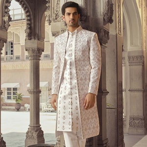 Indo western sherwani pattern cheap