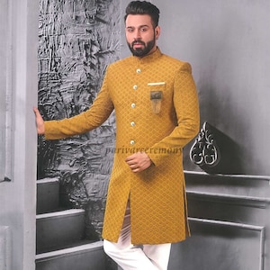 Indowestern style sherwani,indian wedding dress,wedding dress for men,mens wedding sherwani, sherwani for men,achkan for men,indowestern