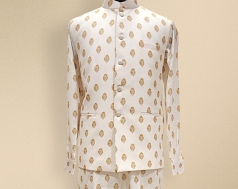 Linen Kurta Pajama With Modi Jacket, Nehru jacket with kurta pajama,Wedding Dress For men,Kurta pyjama with jacket,indian waist coat,vest