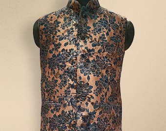 Printed Nehru Jacket,Nehru jacket,Wedding Dress For men,modi jacket,indian waist coat,vestcoat,nehru waistcoat,nehru jacker for men