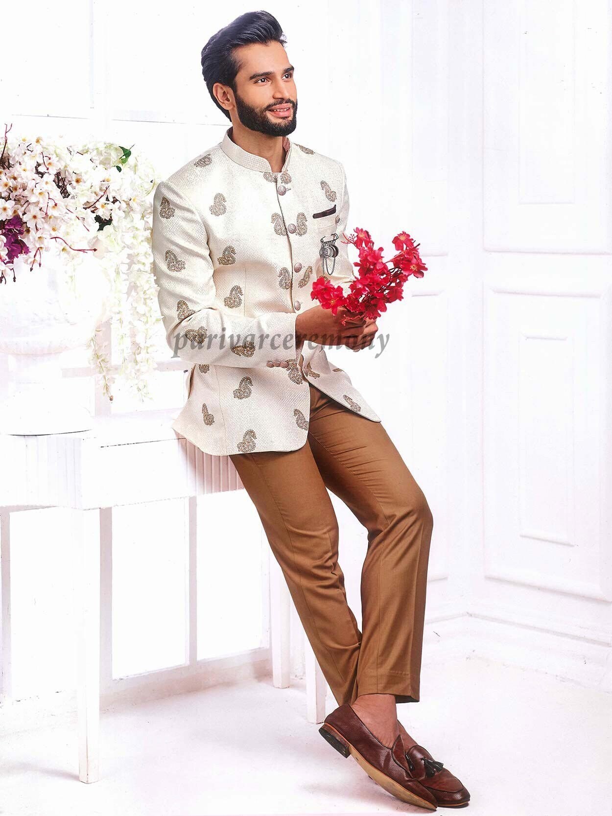 Designer Jodhpuri Suit jodhpuri Suit for Wedding mens Suits mens