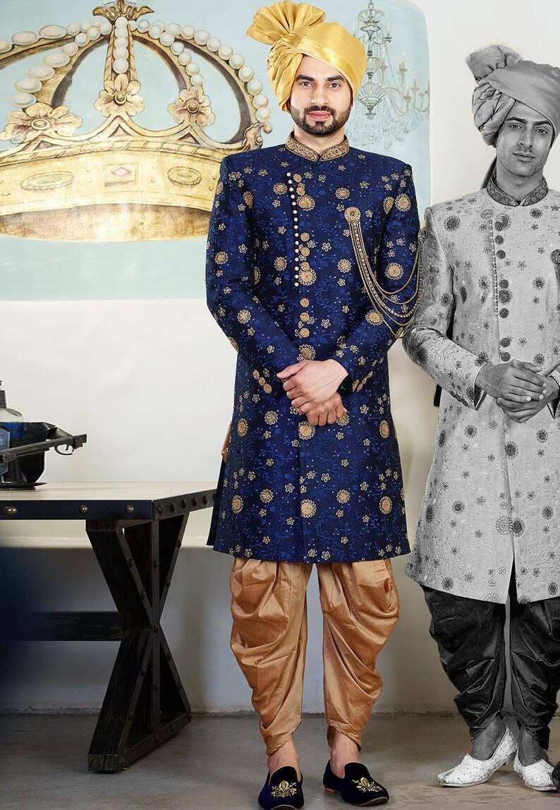 Custom Made Indian Wedding Sherwani