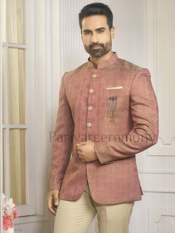 Men Wedding Dress Sherwani for Men Wedding Cream SHR-KLQ-1210 Men Reception  Dress – iBuyFromIndia