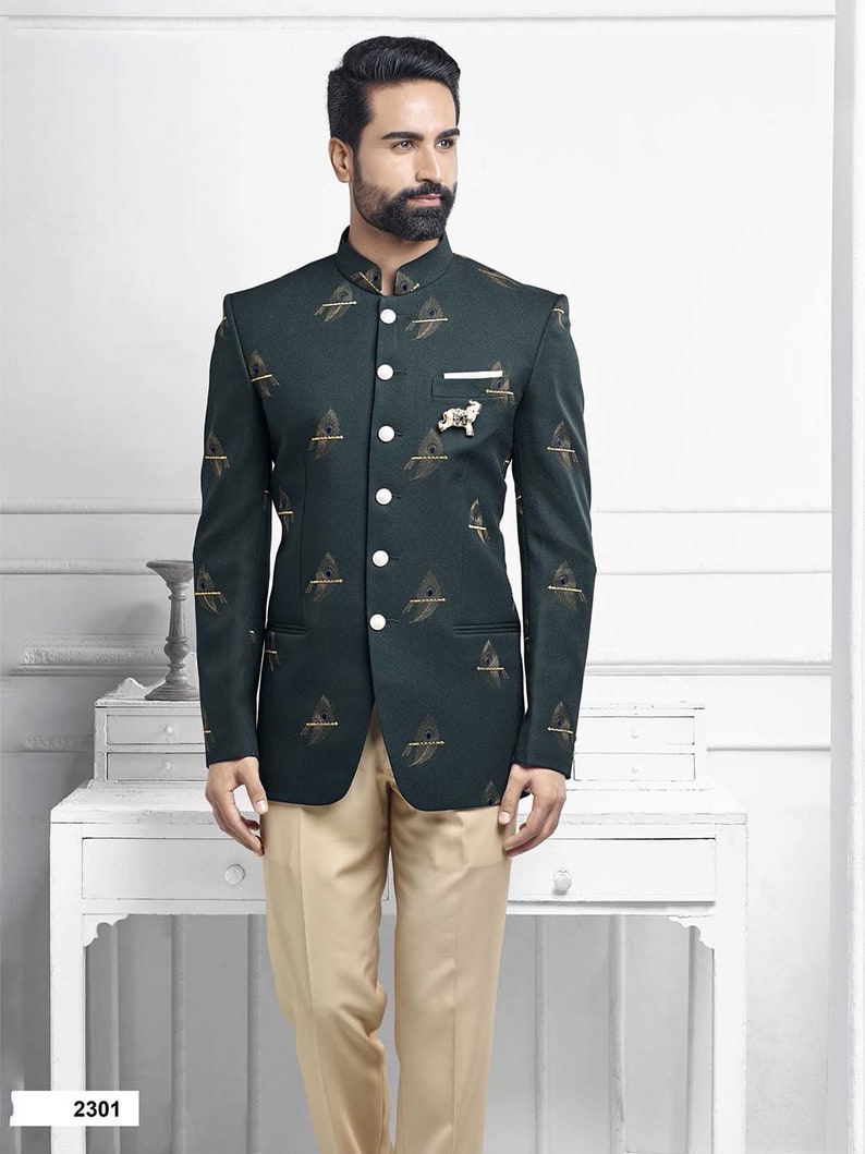 Designer Jodhpuri Suitjodhpuri Suit for Weddingmens - Etsy
