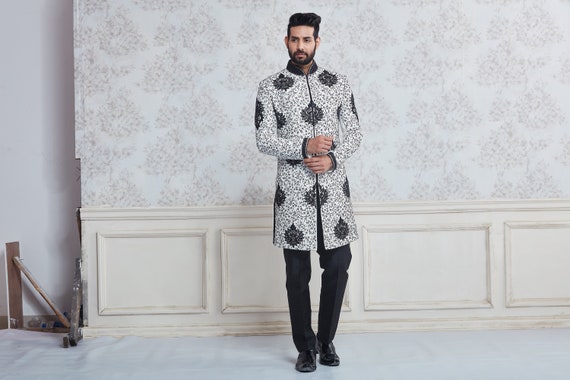 groom wedding dress indo western