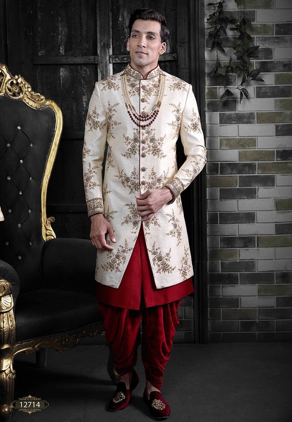 groom wedding sherwani