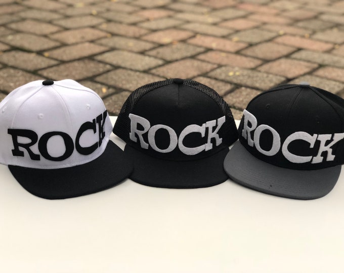 rock hat kids hat trucker hat SnapBack hat toddler hat boys hat rockstar hat rock and roll hat boys birthday gift boys accessories