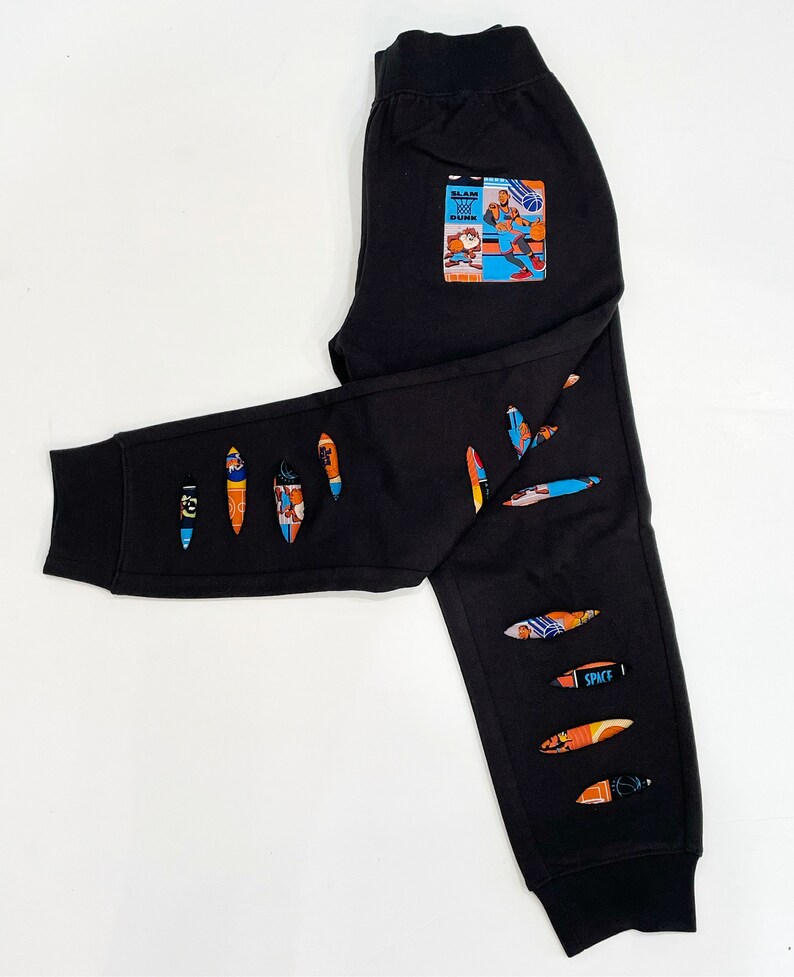 Space Jam Joggers Space Jam Party Distressed Joggers Space Jam Etsy