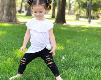 Ripped leggings camo leggings 