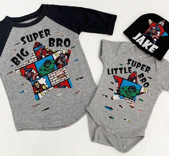 Big brother shirt superhero big bro 