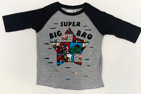 Big brother shirt superhero big bro 