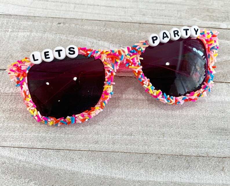 Sprinkle sunglasses Birthday sunglasses first birthday Etsy