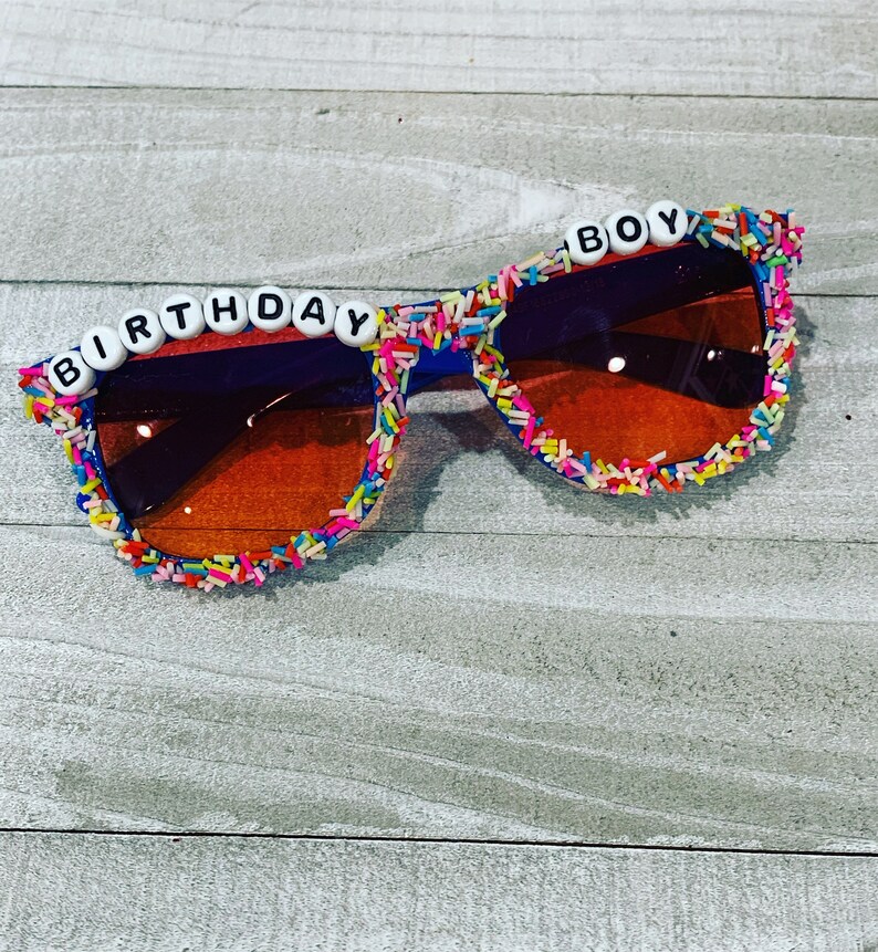 Sprinkle Sunglasses Birthday Sunglasses First Birthday Etsy