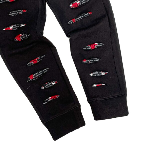 Chicago Bulls Joggers Distressed Joggers Boys Sweat Pants Basketball Party Toddler Joggers Boys Joggers Baby Boys PantsToddler Boys