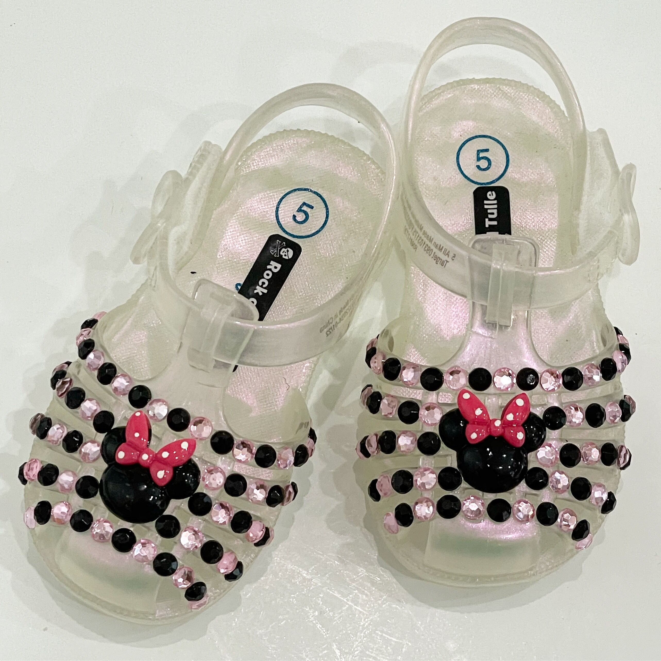minnie mouse jelly shoes
