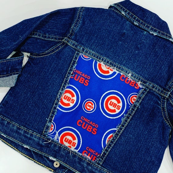 Chicago cubs jean jacket cubs denim 