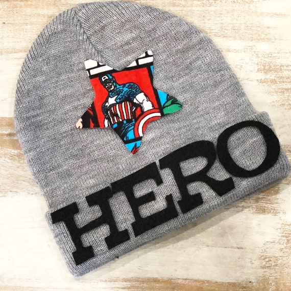 superhero winter hat