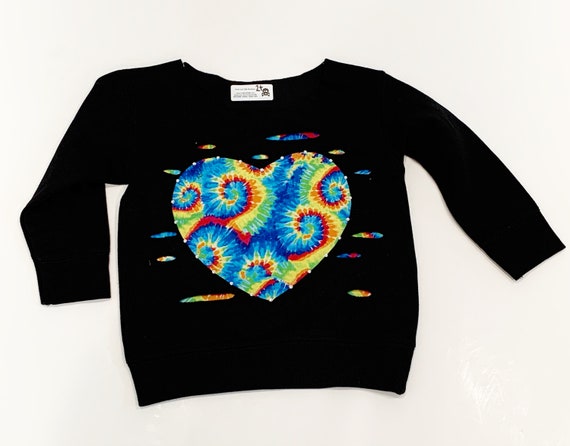 distressed tie dye sweatshirt