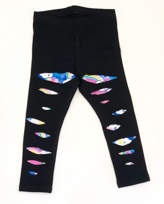 distressed leggings