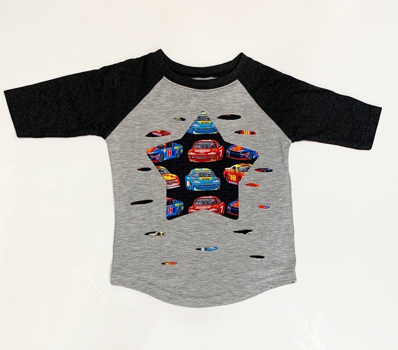 Race Car Shirt Race Car Raglan Race Car Clothes Distressed Etsy