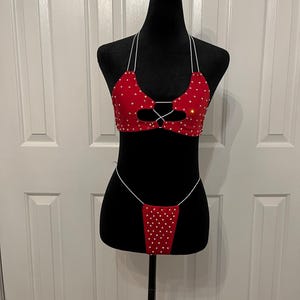 Red two piece