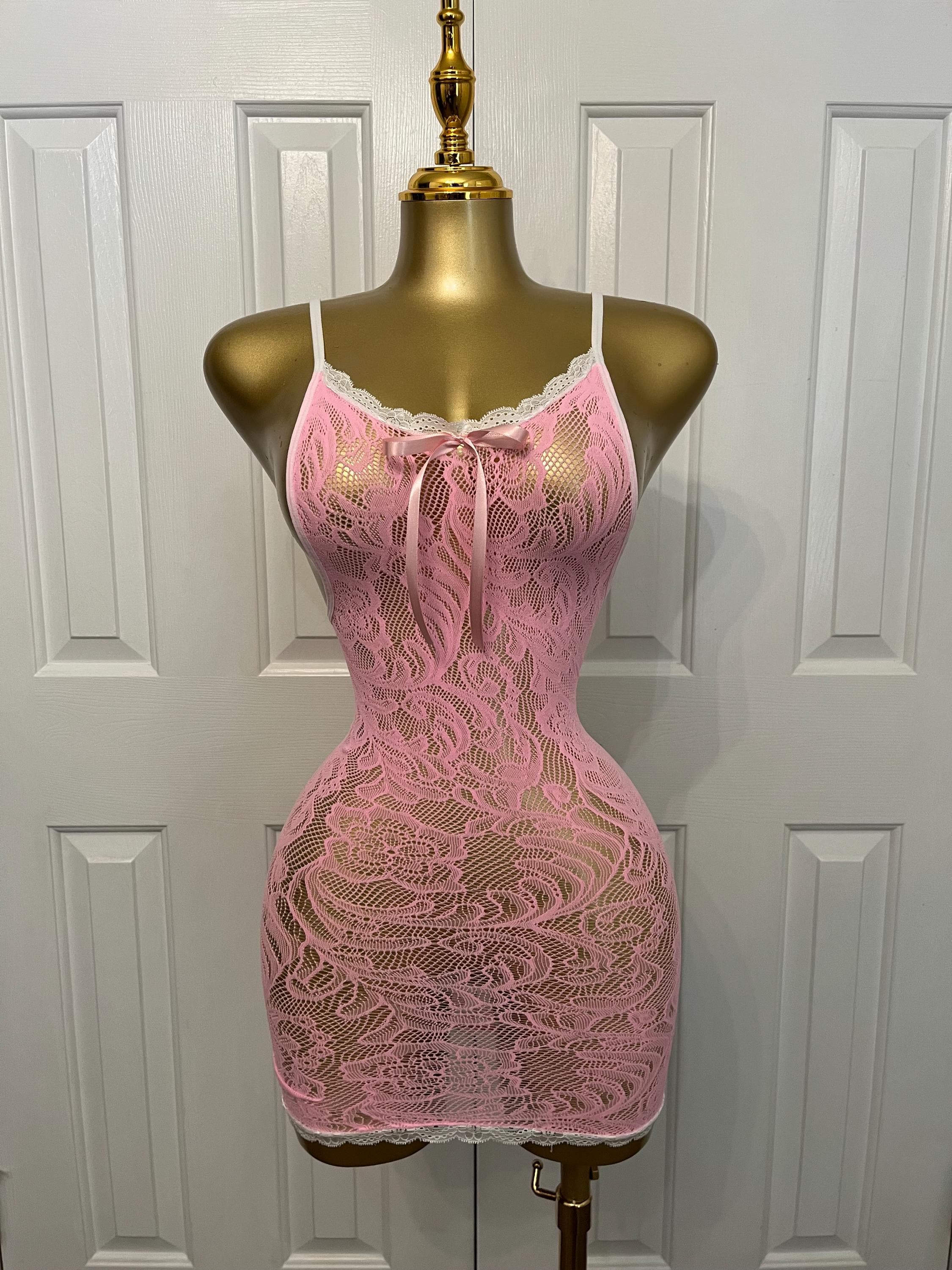 strapless open back dress Pink Strapless Satin Ballgown With Bow Details