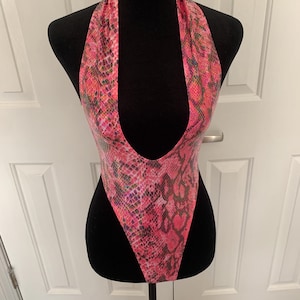 Pink Snake Bodysuit