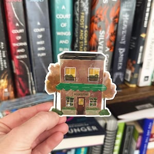 Tiny Bookstore Sticker | Bookish | Laptop Sticker | Cute Stickers