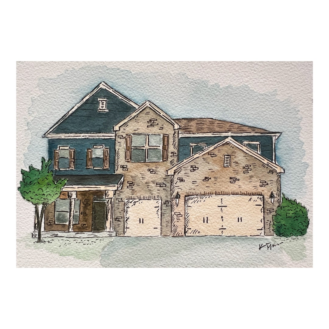 Custom Hand Painted Home Painting Etsy