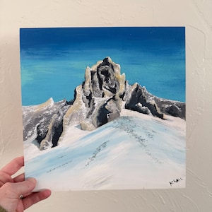 Mountain Painting | Landscape Art | Colorado Painting | Original Painting | Artwork | Art | Landscape Painting | Snowy Painting