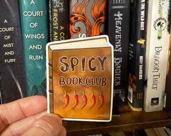 Spicy Book Club Sticker | Smut Reader Gift