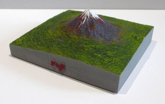 3d Model Of Mount Fuji Etsy