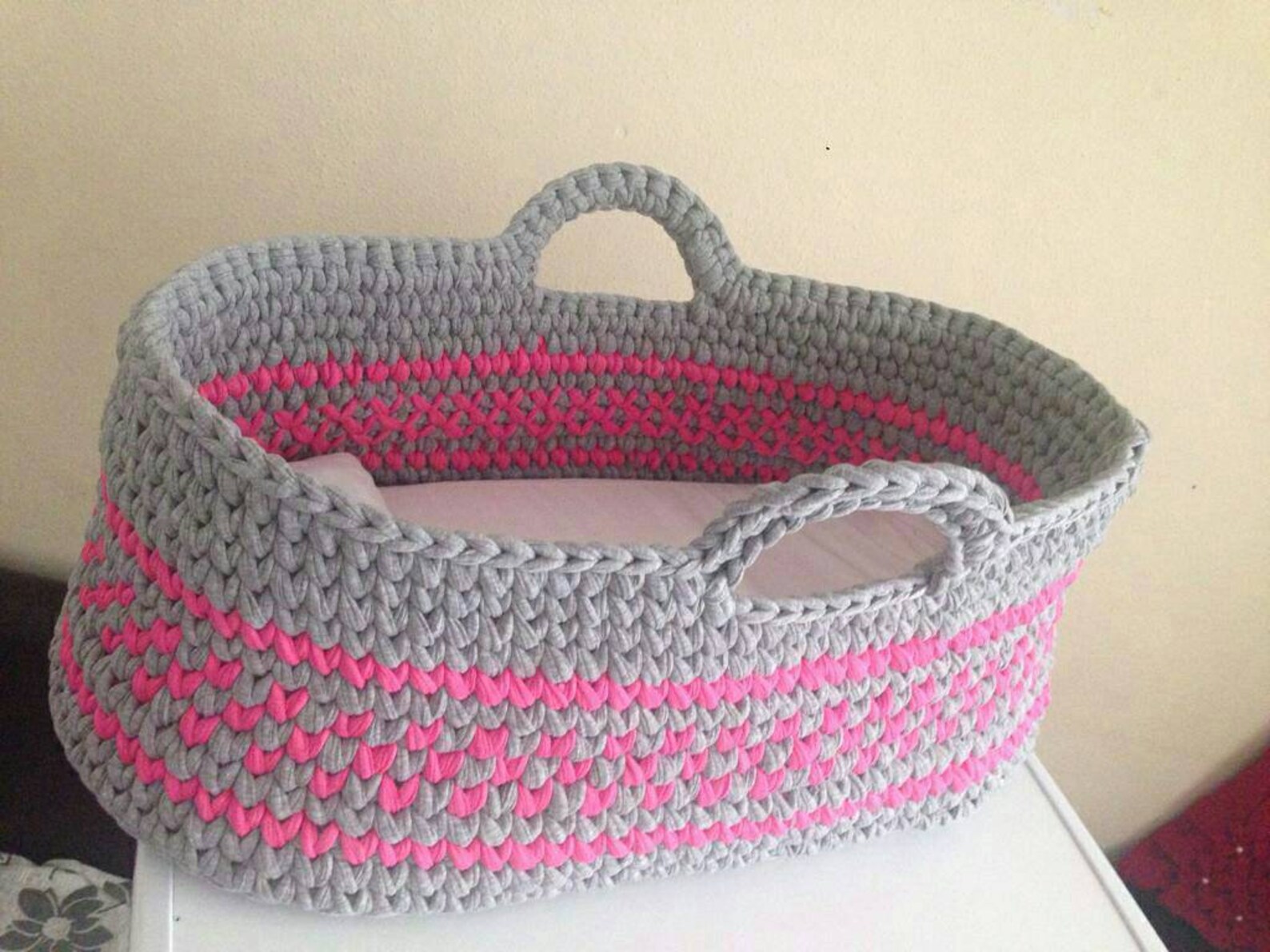 PDF Crochet Pattern Moses Basket Moses Basket Cradle Tutorial Etsy UK