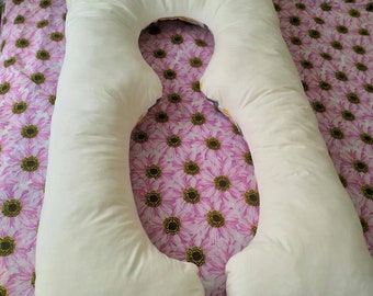 Adoeve Full Body Pregnancy Pillow Soft U-Shaped Maternity Pillow Cushion Pillows 