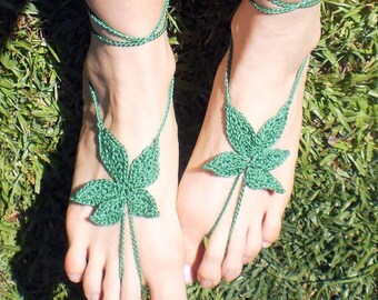 Mommy and me Crochet Barefoot Sandals, Set Lace barefoot sandals,Foot accessories, Photo prop, Beach Pool Anklet, Your choice of color
