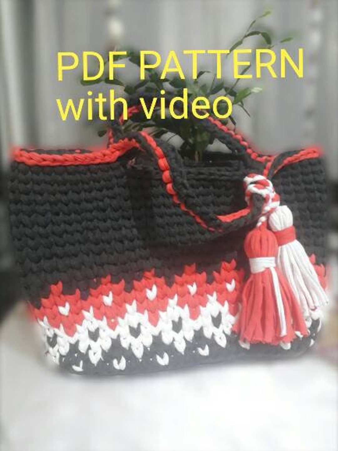 PDF Crochet Pattern Bag, Diamond Design Bag for Baby, New Moms DIY Baby