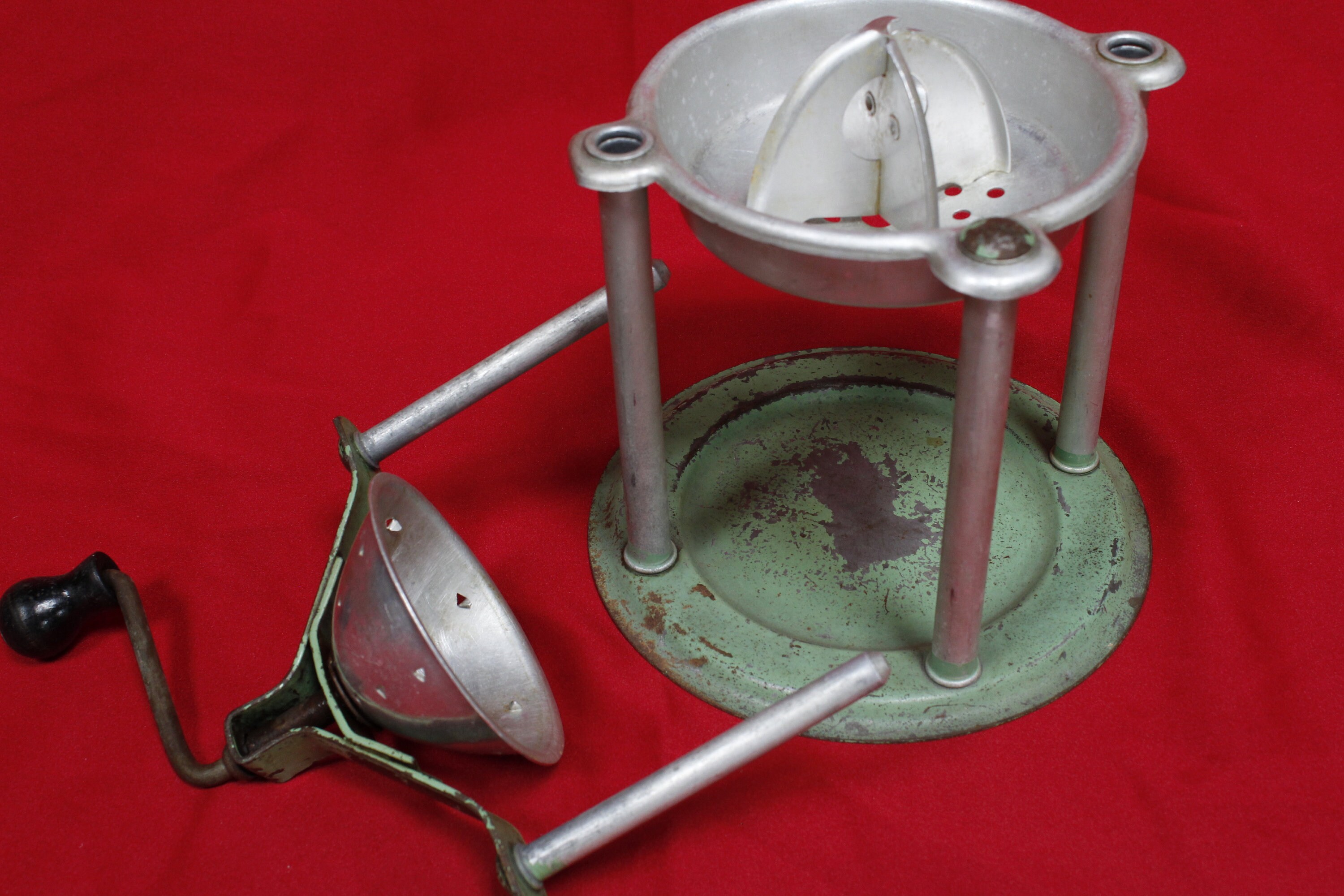 Handy Andy Aluminum Juicer Extractor With Glass Bowl Original Etsy