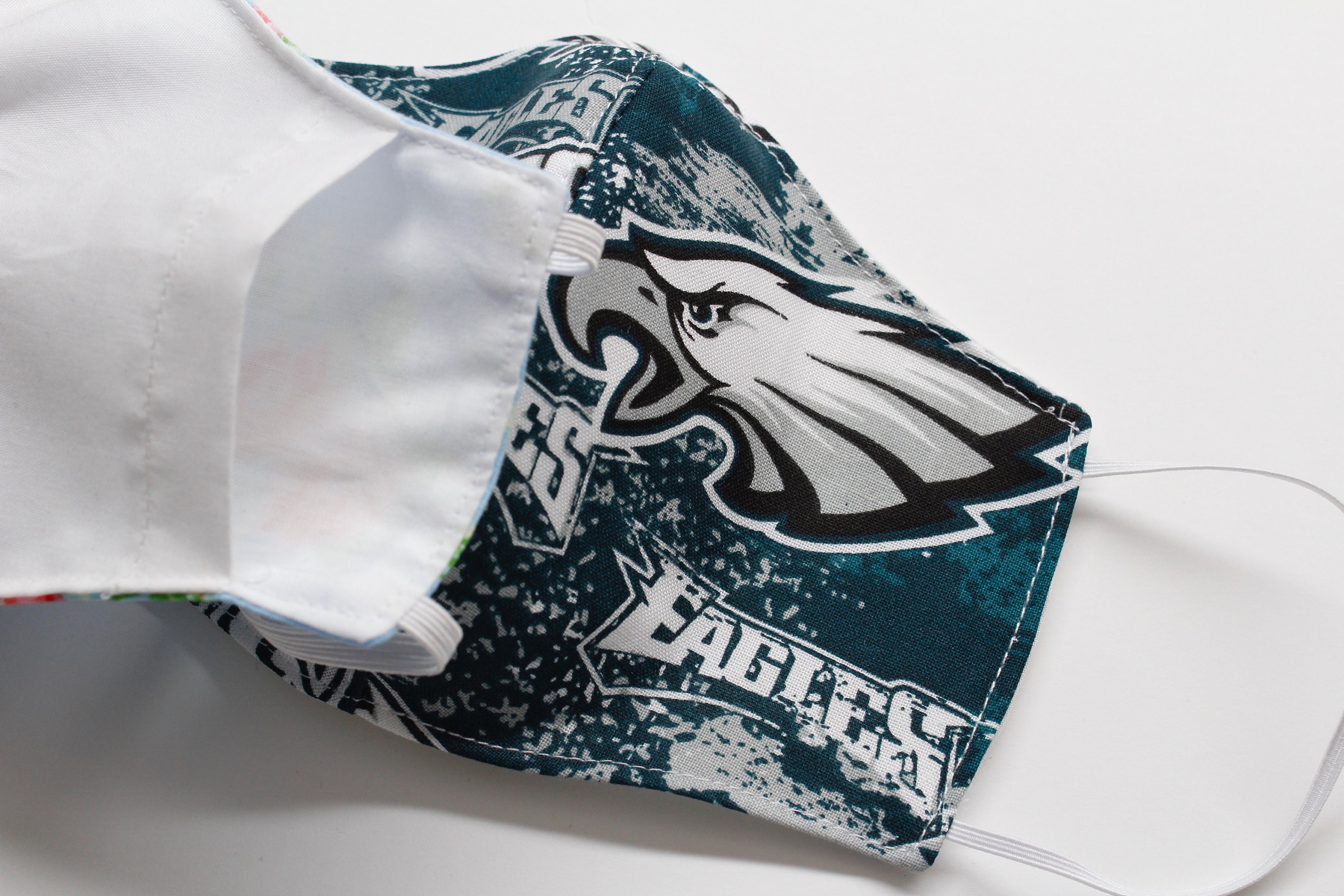 Philadelphia Eagles Face Mask with filter 4 layers including | Etsy