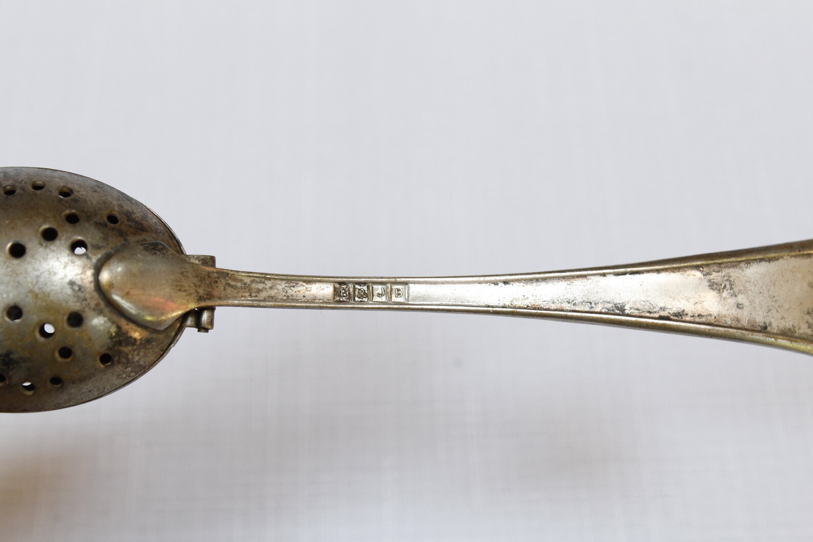 Antique E&JB Silverplate Tea Strainer / Tea Spoon Strainer Etsy