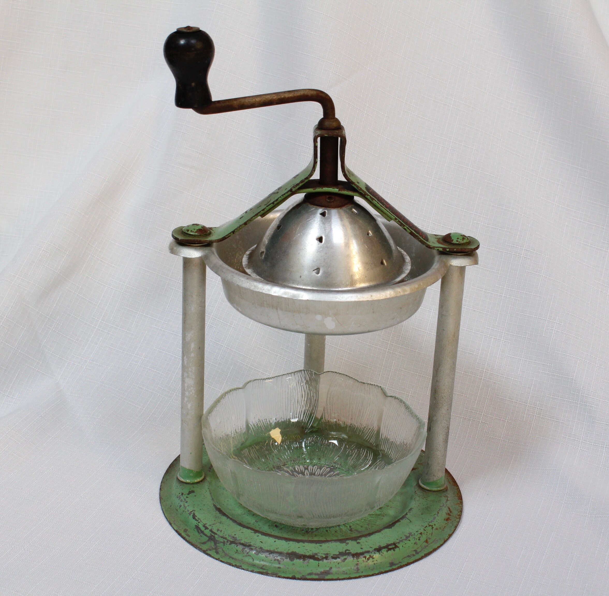 Handy Andy Aluminum Juicer Extractor With Glass Bowl Original Etsy