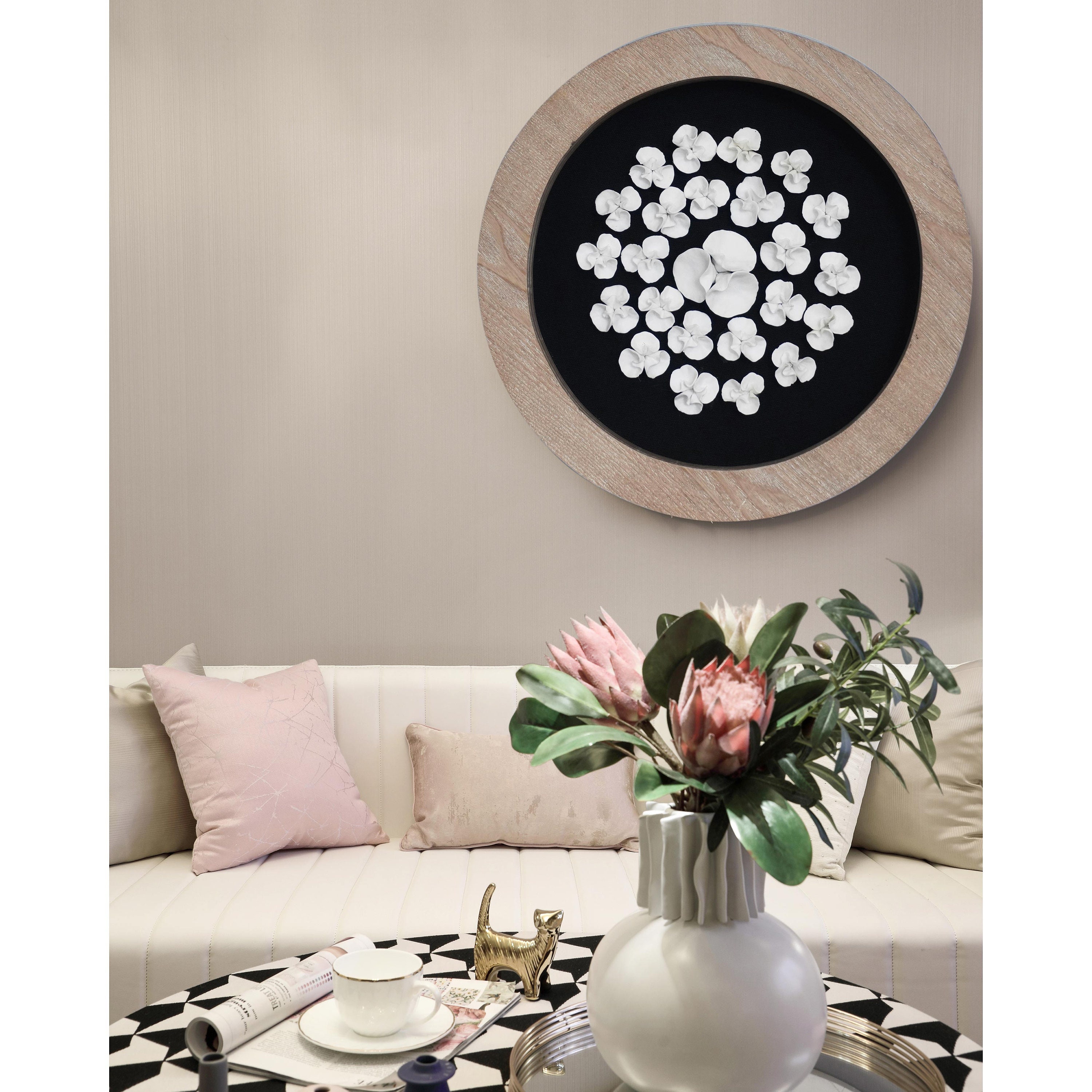 ainco⭐︎ Yudeco Ceramic Flower Wall Decor (MS35791) - Etsy